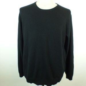 Red House 100% cashmere black crewneck sweater M
